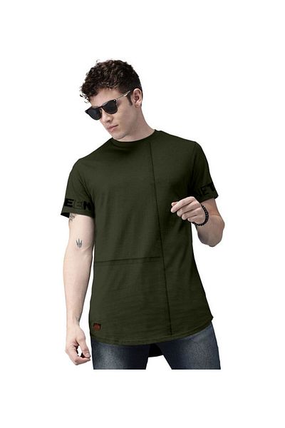 COLOR HUNT 100% Cotton Mens Crew Neck T- Shirt with Treding Prints