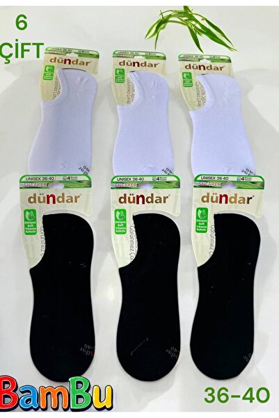 MYS GRUP TEKSTİL Unisex 6 τεμαχίων μαλακές κάλτσες με άρωμα μπαμπού, χωρίς ραφή, άνετες κάλτσες αθλητικών παπουτσιών (Dündar/0652)