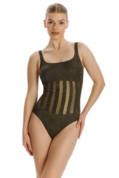 ZEKİ Zeki Doraverde Patterned Swimsuit