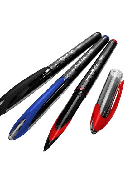 UNİ-BALL UNİBALL AIR ( 0.5 ) ROLLER KALEM MAVİ-KIRMIZI-SİYAH ( Üç Adet )