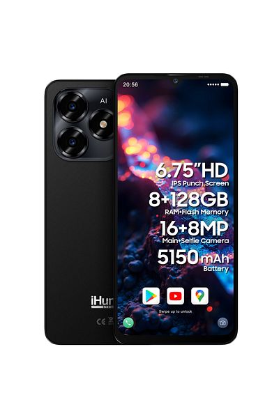 iHunt Mobile Phone iHunt S25 Ultra, Dual SIM, 4G, 8GB (4+4) RAM, 128GB, Octa-Core, 5150mAh, Android 15