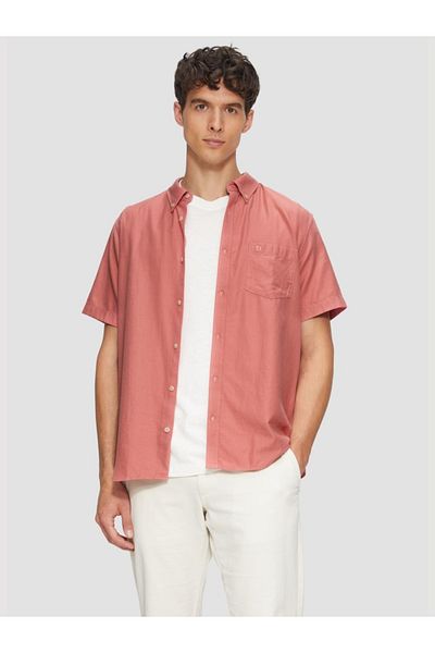 s.Oliver Men's Shirt, Regular Fit With Chest Pocket