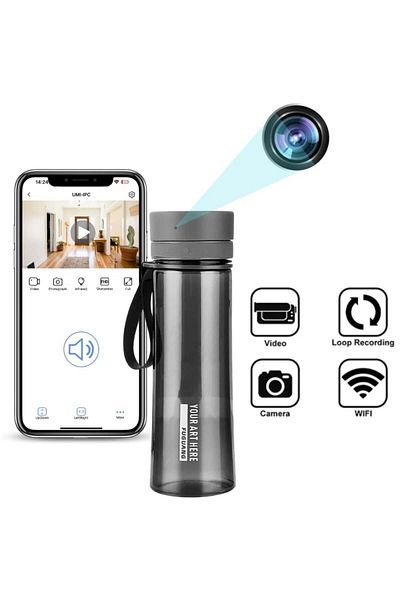 iUni Mini Glass Camera iUni IP48, Wi-Fi, Full HD, MicroSD card slot, Live View on phone