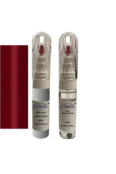 YLKRS AUTOMOTIVE Kit retus vopsea touch up Mitsubishi Lancer MIT9143 (Rojo Amapola)