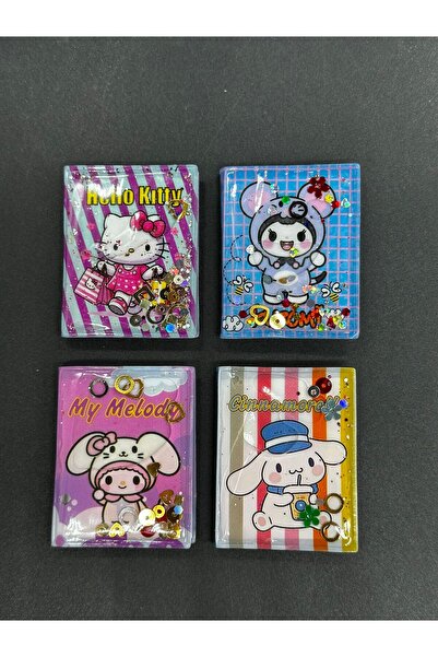 OKALIPTUS.TR MİNİ STİCKER DEFTER 4LÜ SET KUROMİ MELONY HELLO KITY CİNNAMOROLL