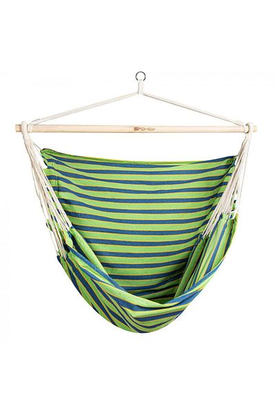 Spokey Double Bench Deluxe Hammock Green