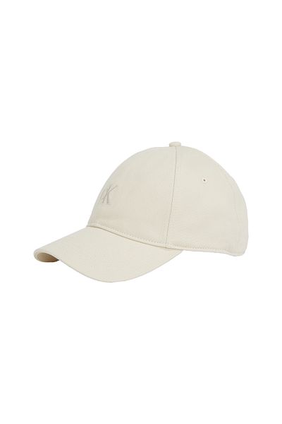 Calvin Klein Calvin Klein Men Bone White Tonal Logo 6 Panel Small Monogr Cap