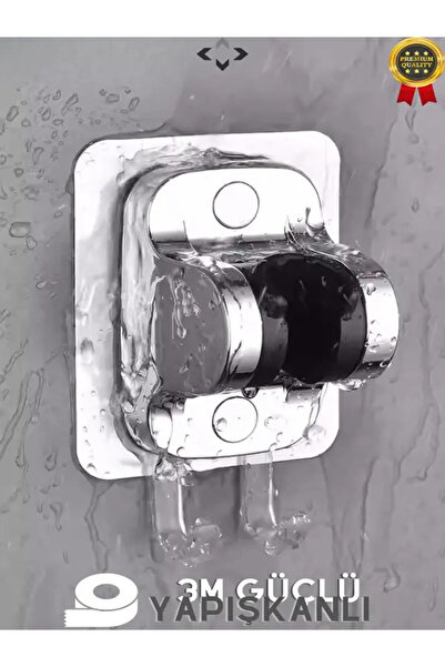 Umay Yapı Malzemeleri Yapışkanlı Duş Mafsalı Askısı | Vidalamasız Montaj, Kad...