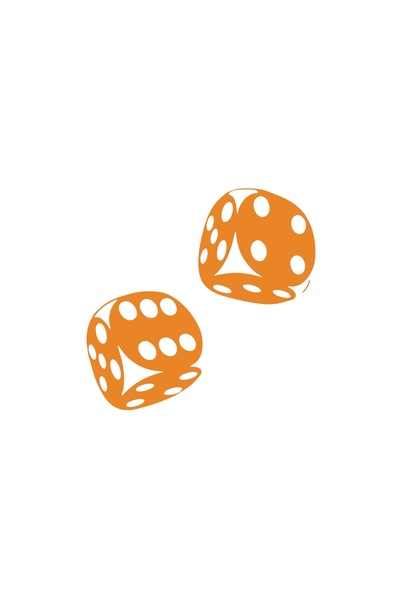 Reysa Tasarım ملصق سيارة زار مقاس 17×17 سم برتقالي