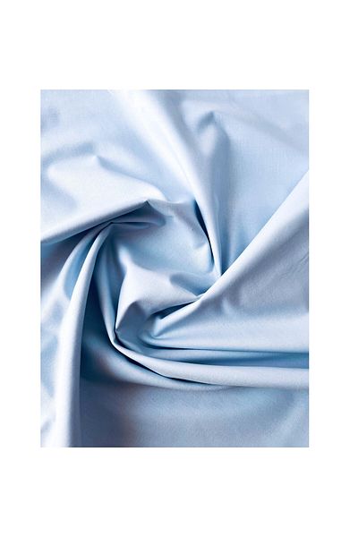 Sabaev Textile material, 100% natural cotton, width 240 cm, plain light blue color