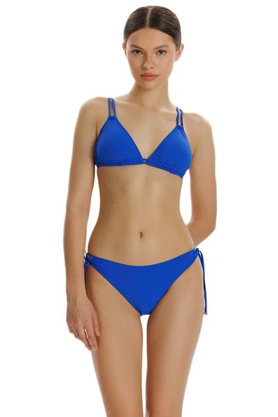 ZEKİ Partea de jos de bikini albastru Clever