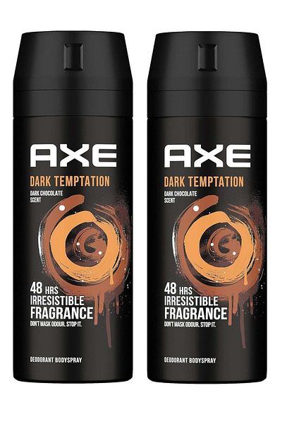 Axe Pack Of 2 Dark Temptation Deodorant Body Spray - 2x150ml