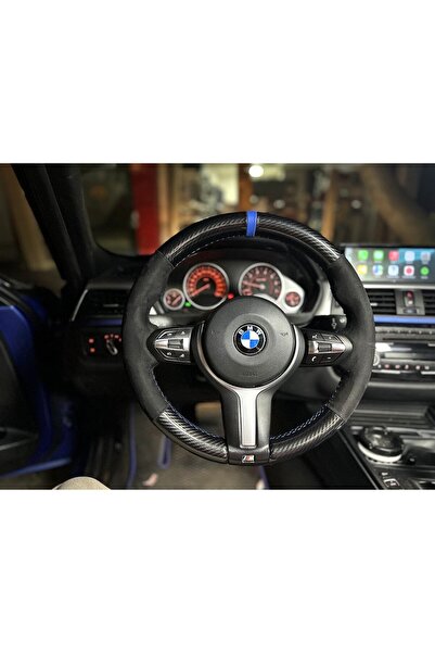 STİLİX GARAGE BMW F30 M SPORT KASA ARACA ÖZGÜ DİKMELİ DİREKSİYON KILIFI 5D KR...