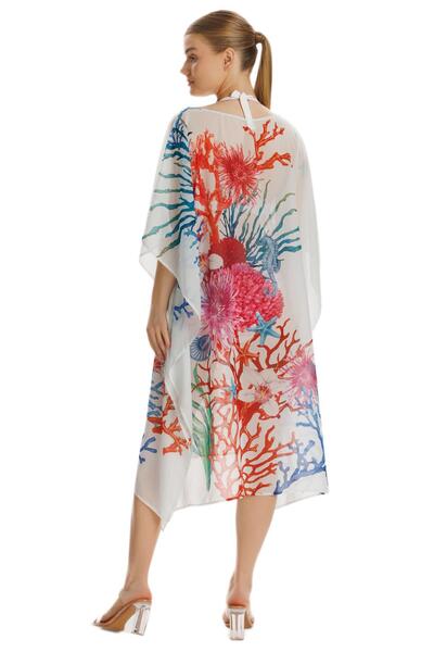 ZEKİ Clever Patterned Chiffon Dress