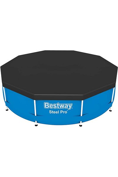 BESTWAY Piscina cadru metalic Bestway, 305x76 cm, 4.700 litri, cu prelata de acoperire
