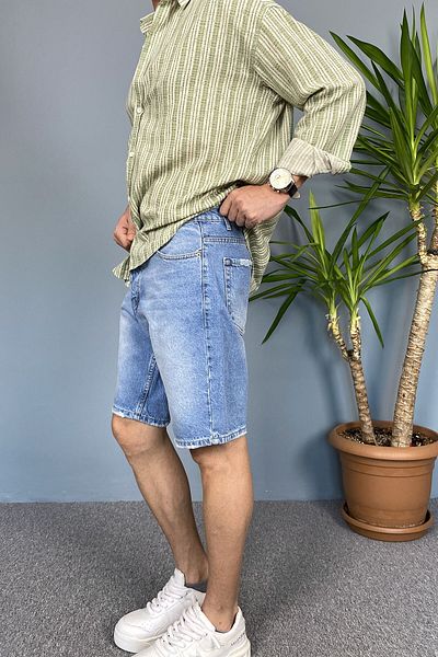 Alışveriş Sokağı Pantaloni scurți Boyfriend Stonewashed Denim