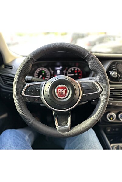 STİLİX GARAGE Üniversal Dikmeli Direksiyon Kılıfı Fiat Egea Easy Plastik Dire...