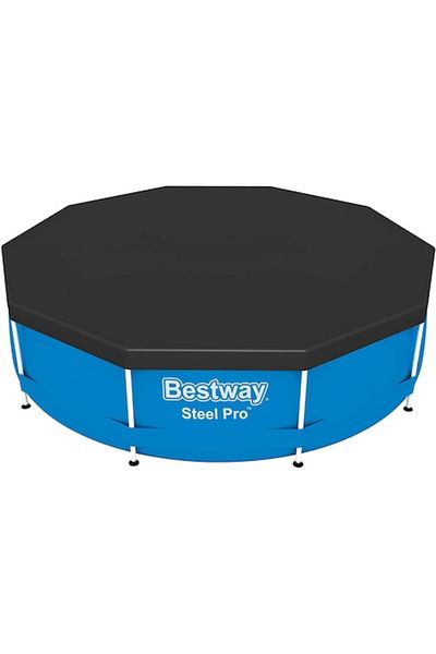 BESTWAY Piscina cadru metalic Bestway, 305x76 cm, 4.700 litri, cu prelata de acoperire