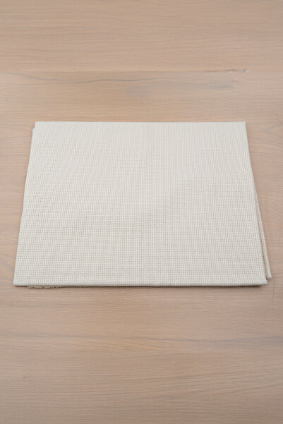 domino Embroidery Fabric Pink a Quality Cotton Cream