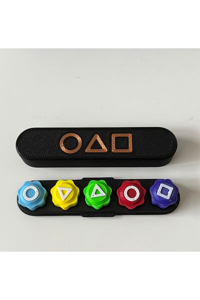 ThreeDesignStore Squid Game 5 Stone Game Gonggi