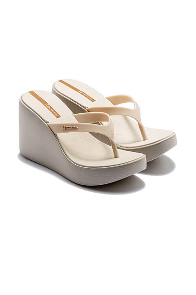 İpanema High Fashion Fem Women's Flip Flops Beige 35/40
