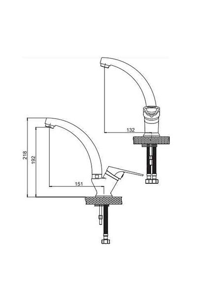 GPD Sink Faucet Tl30 Orbis Single Body