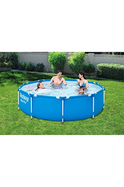 BESTWAY Piscină Bestway cu cadru metalic, 305x76 cm, 4700 litri, cu capac