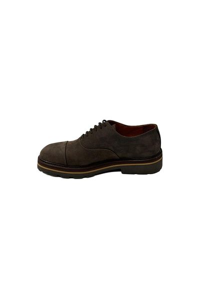 CLASS WOOD Classwood 19886 High Sole Genuine Leather Men's Classic Shoes Nubuck Brown