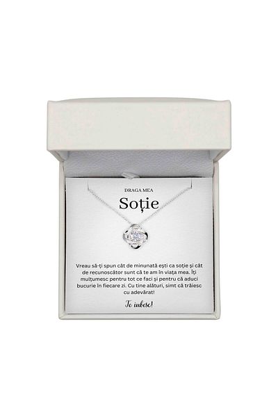The Jewel Heart Elegant Rhodium Plated 925 Silver Necklace – A Gift With Soul For Your Wife