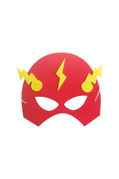 Probest DESIGN Süper Hero Flash Maske, Doğum günü maskesi, okul etkinlik mask...