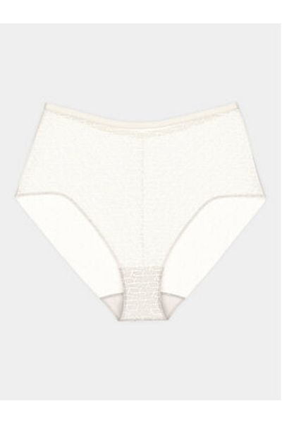Triumph Chiloți clasici cu talie înaltă pentru femei 10215936 TRIUMPH SIGNATURE SHEER MAXI EX Ecru