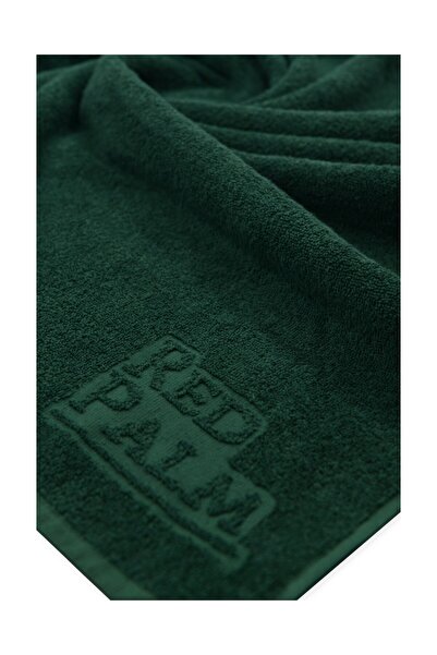 Monalisa Home 100% Cotton Green Beach Towel Transforming into a Beach Bag