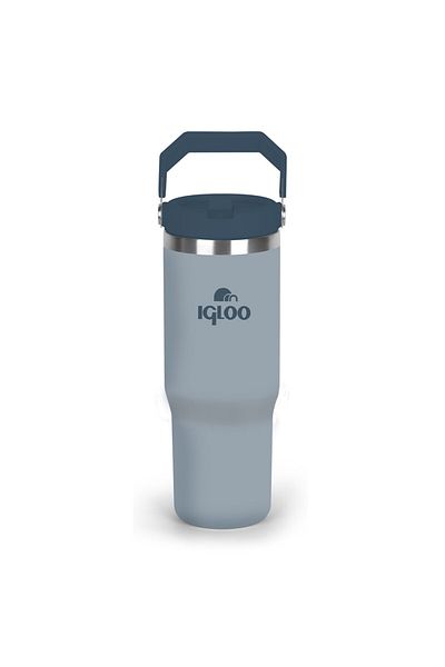 IGLOO Igloo Powder Thermos 900 ml Thermos Cup with Straw Gray/Kyrak