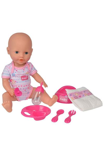 Simba Toys New Born Baby Doll 38 cm Bebe with potty and accessories