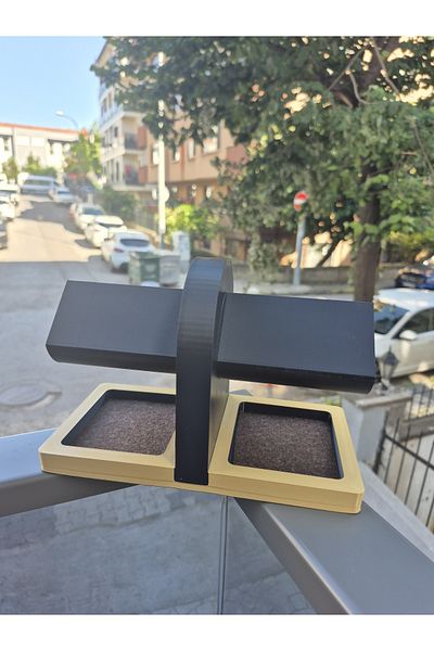WORK3D 4-Piece Watch and Jewelry Stand - Desktop Organizer with Modern Design |   Watch and Bracelet Organizer