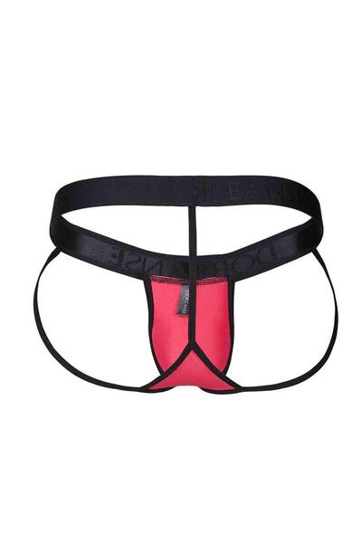 NazikEndam Dore Anse Men's Polyamide Supported Panties String 1219 Fusya