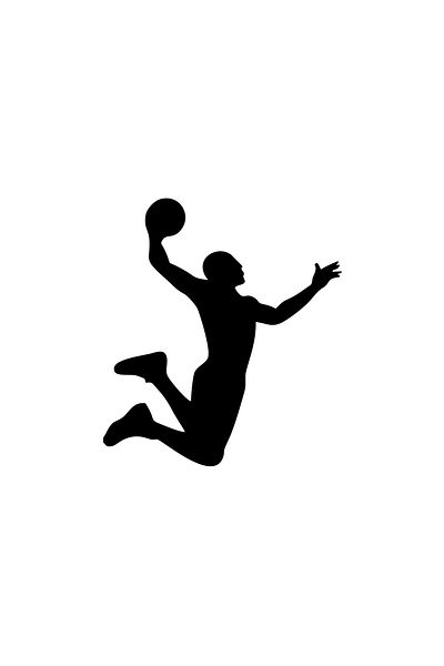Reysa Tasarım Basketball Silhouette Car Sticker 17X17 cm Black