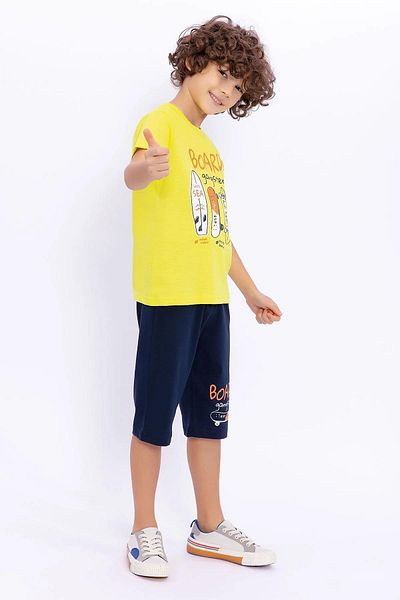ROLY POLY 2706-2 Boy's Yellow Boards  Capri Suit