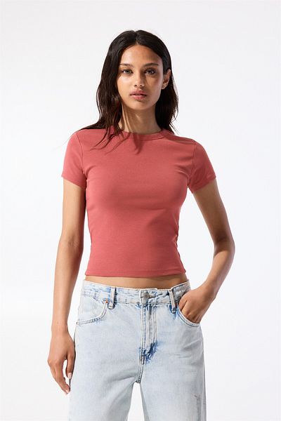 Pull & Bear Basic fitted T-shirt