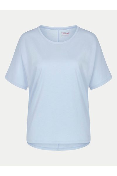 Triumph Tricou de pijama pentru femei 10218281 MIX & MATCH TOP SSL 03 X Albastru ceresc