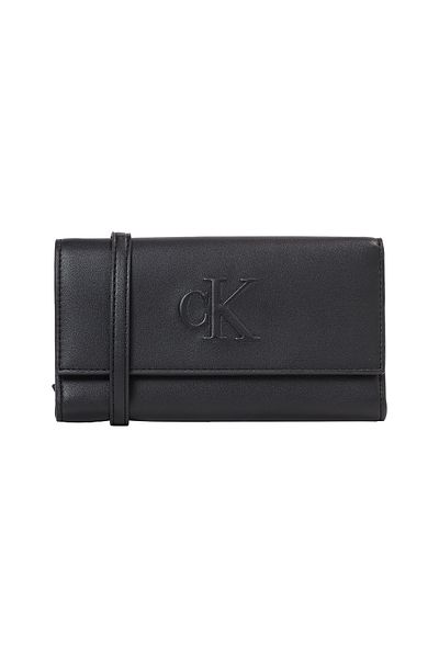 Calvin Klein Calvin Klein Women Black Sculpted Long Fold Wallet