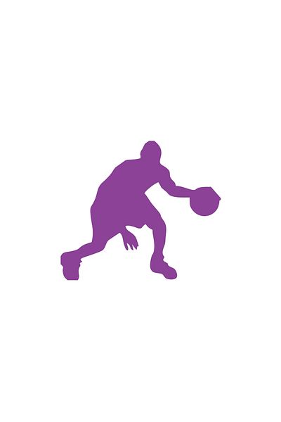 Reysa Tasarım Basketball Silhouette Car Sticker 17X17 cm Purple