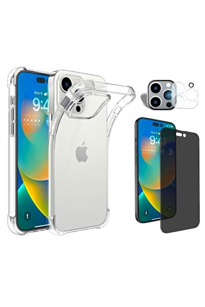OEM Carcasă compatibilă 360° pentru iPhone 12 PRO MAX (față + spate + sticlă cameră) silicon, transparentă