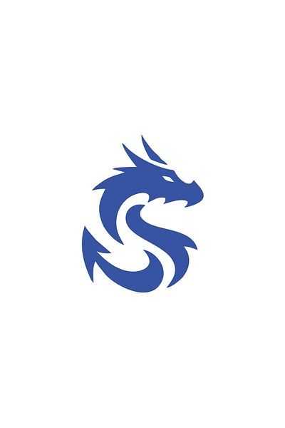 Reysa Tasarım Dragon Silhouette Sticker 17X17 cm Blue