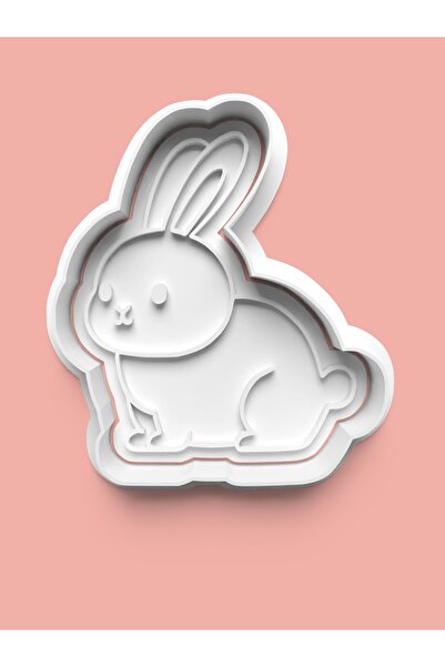 AKTASTORE Tavşan Figürü Kurabiye Kalıbı Ve Şeker Hamuru Kalıbı