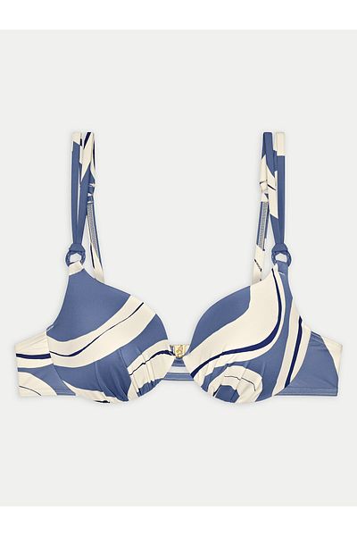 Triumph Women's Bikini Top 10214509 SUMMER ALLURE WP Blue