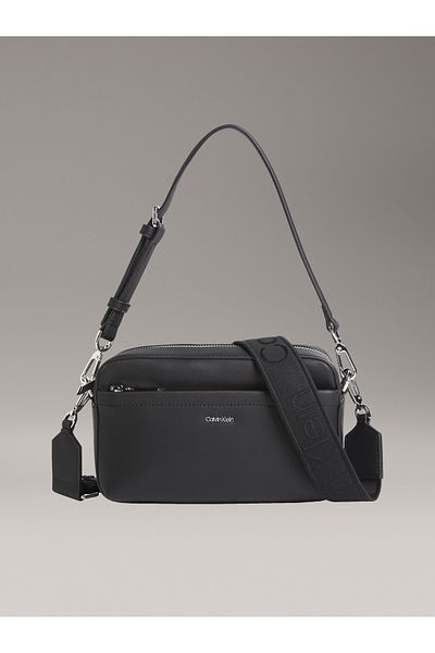 Calvin Klein Calvin Klein Women Black Must Dbl Straps Crossbody Bag