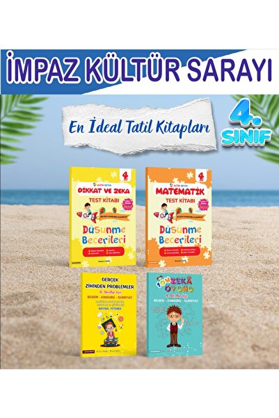 Altın Nokta Yayınevi 4.SINIF YAZ TATİLİ ZEKÂ KİTAPLARI