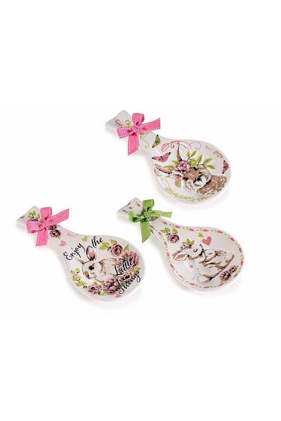 Decorer Set 3 suporturi lingura Paste 10.5x24 cm