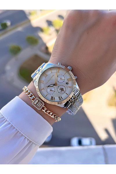 U.S. Polo Assn. U.S.Polo Assn Steel Cord Inner Functions Active 5 Atm 2 Years Warranty Women Wrist Watch Ua.2040.S03